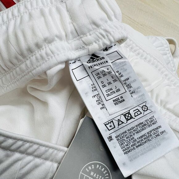 NEW Manchester United adidas Home AEROREADY Shorts 2XL White Mens - Picture 7 of 9